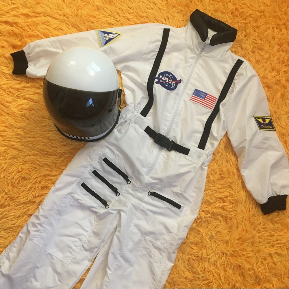 Astronaut Costume w/ Helmet for Kids Size 10/12